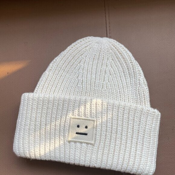 Women\'s Cream and White Knit Beanie Ida Cable Knit Beanie Winter Hats Best Winter Beanie Womens  main image 3
